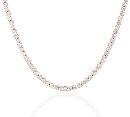 rose gold diamond necklace​