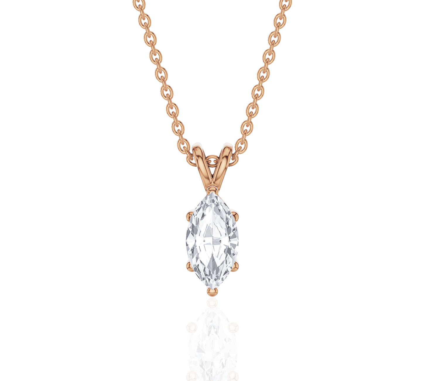 gold necklace with diamond