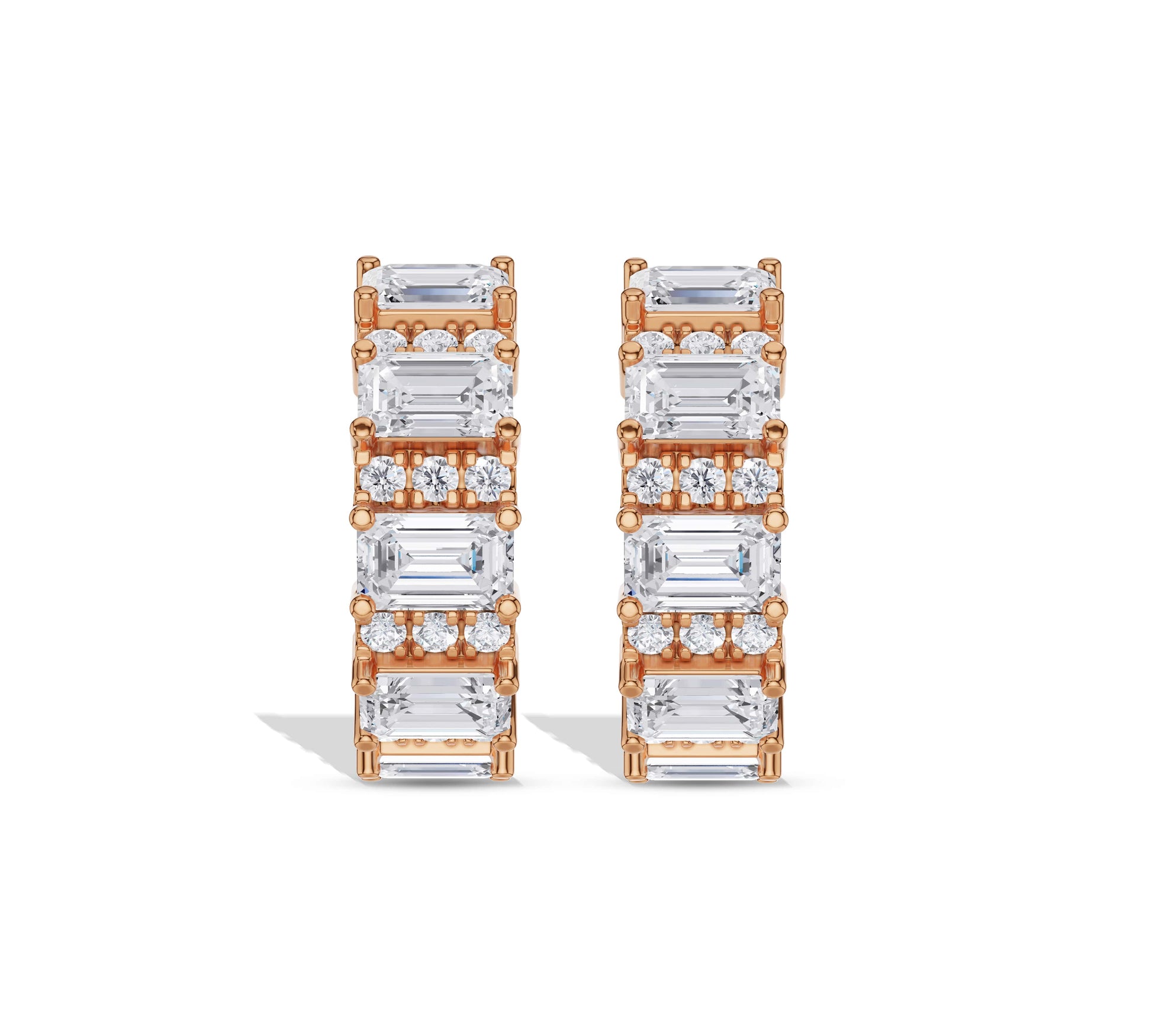 14k gold emerald earrings
