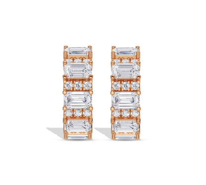 14k gold emerald earrings