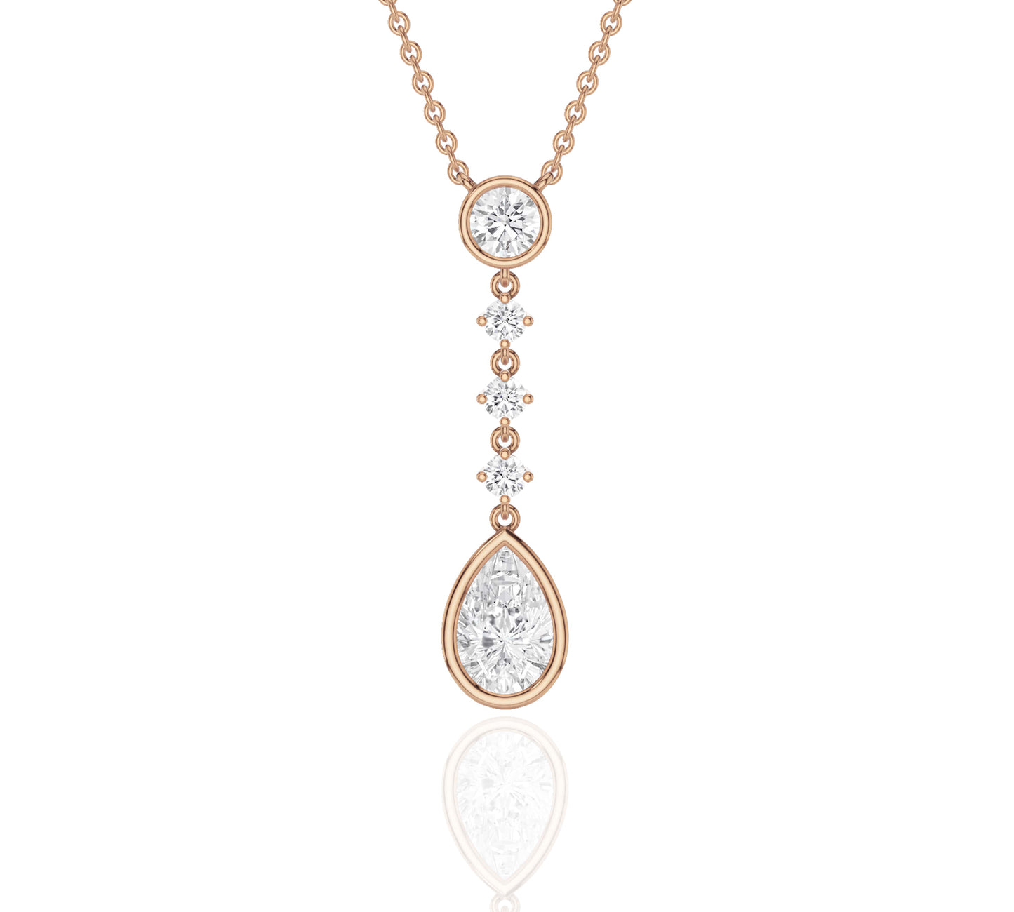 lariate necklace yellow gold