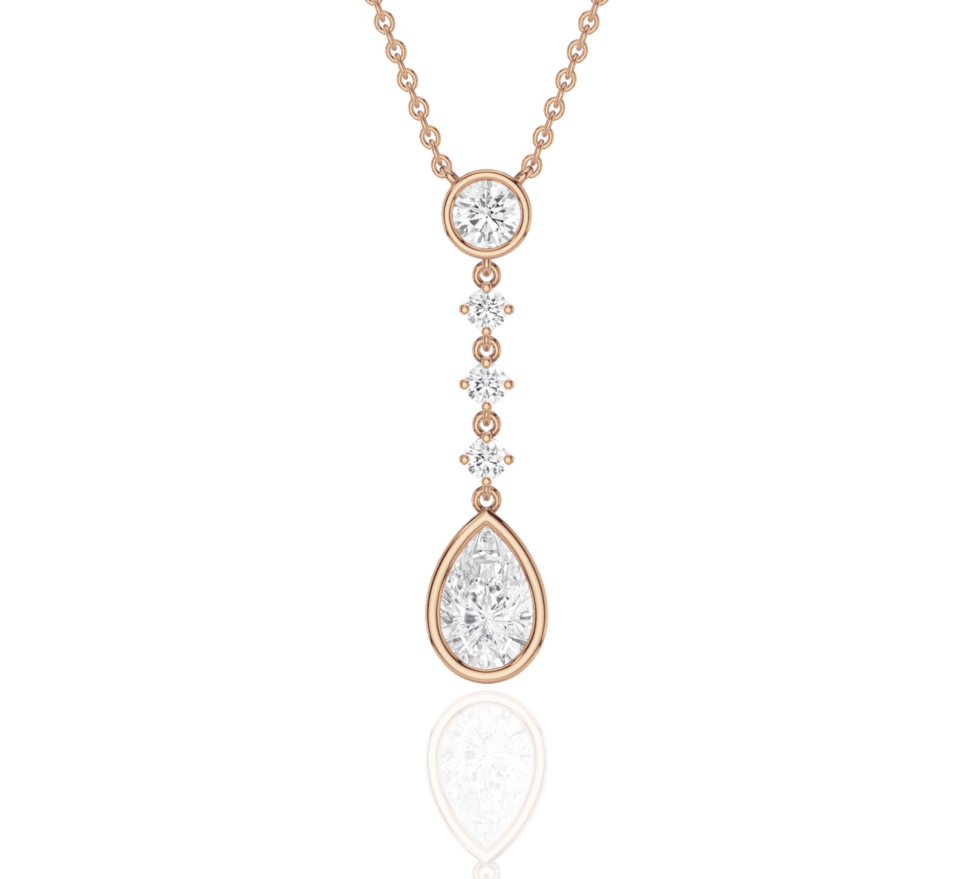 lariate necklace yellow gold