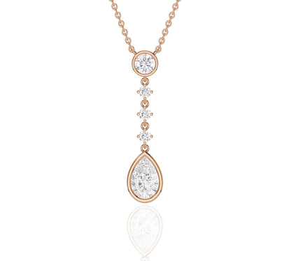 lariate necklace yellow gold