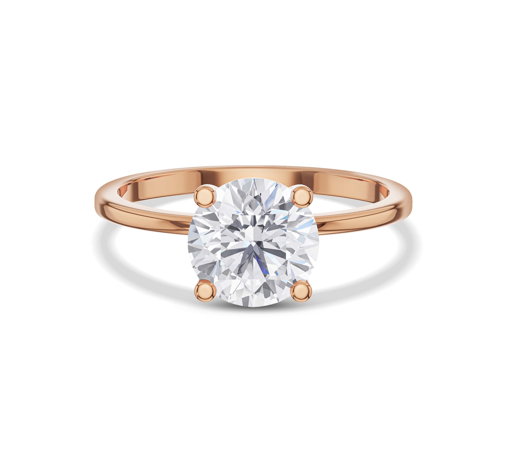 round diamond engagement rings