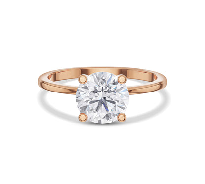 round diamond engagement rings