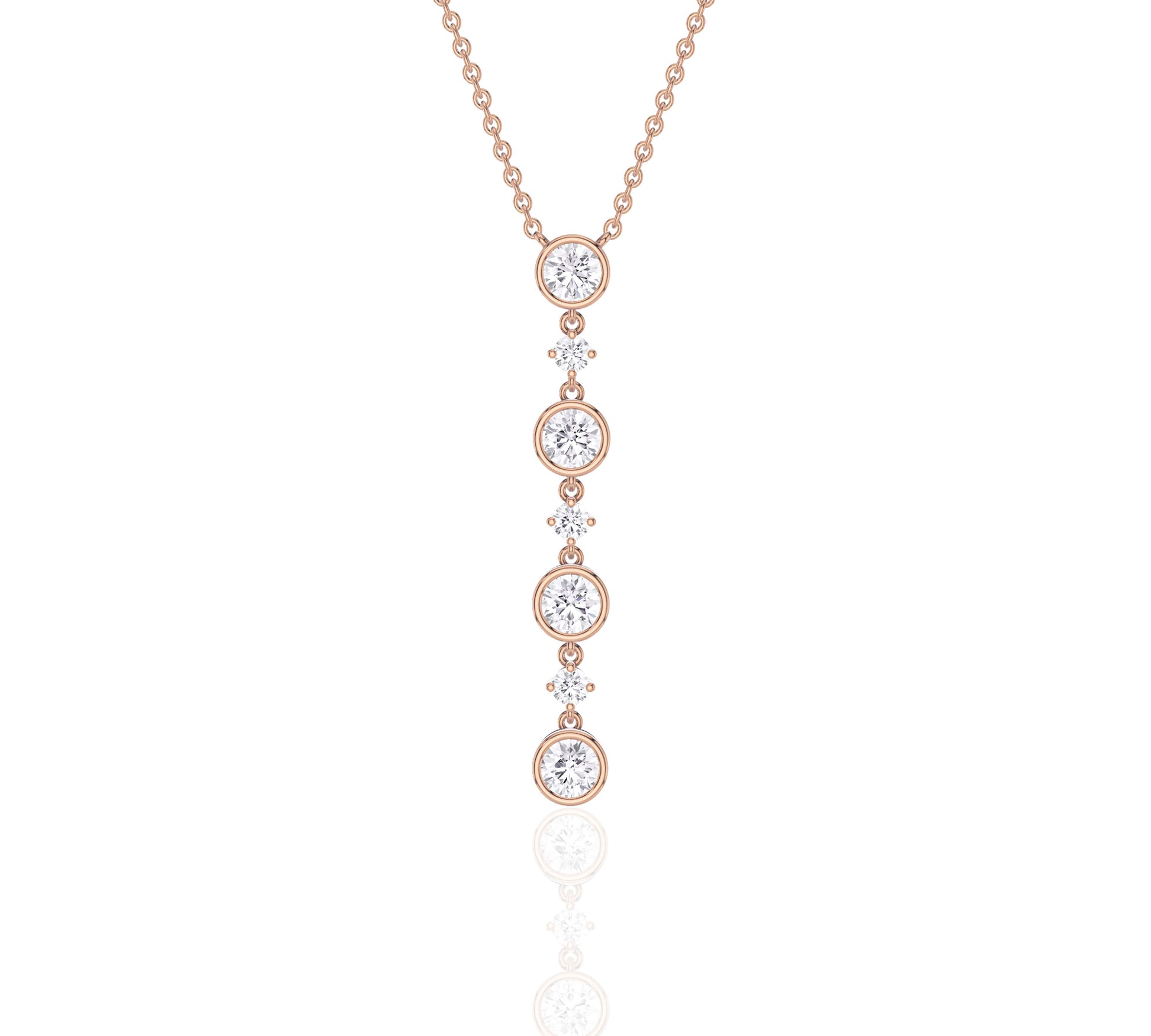 four diamond necklace​