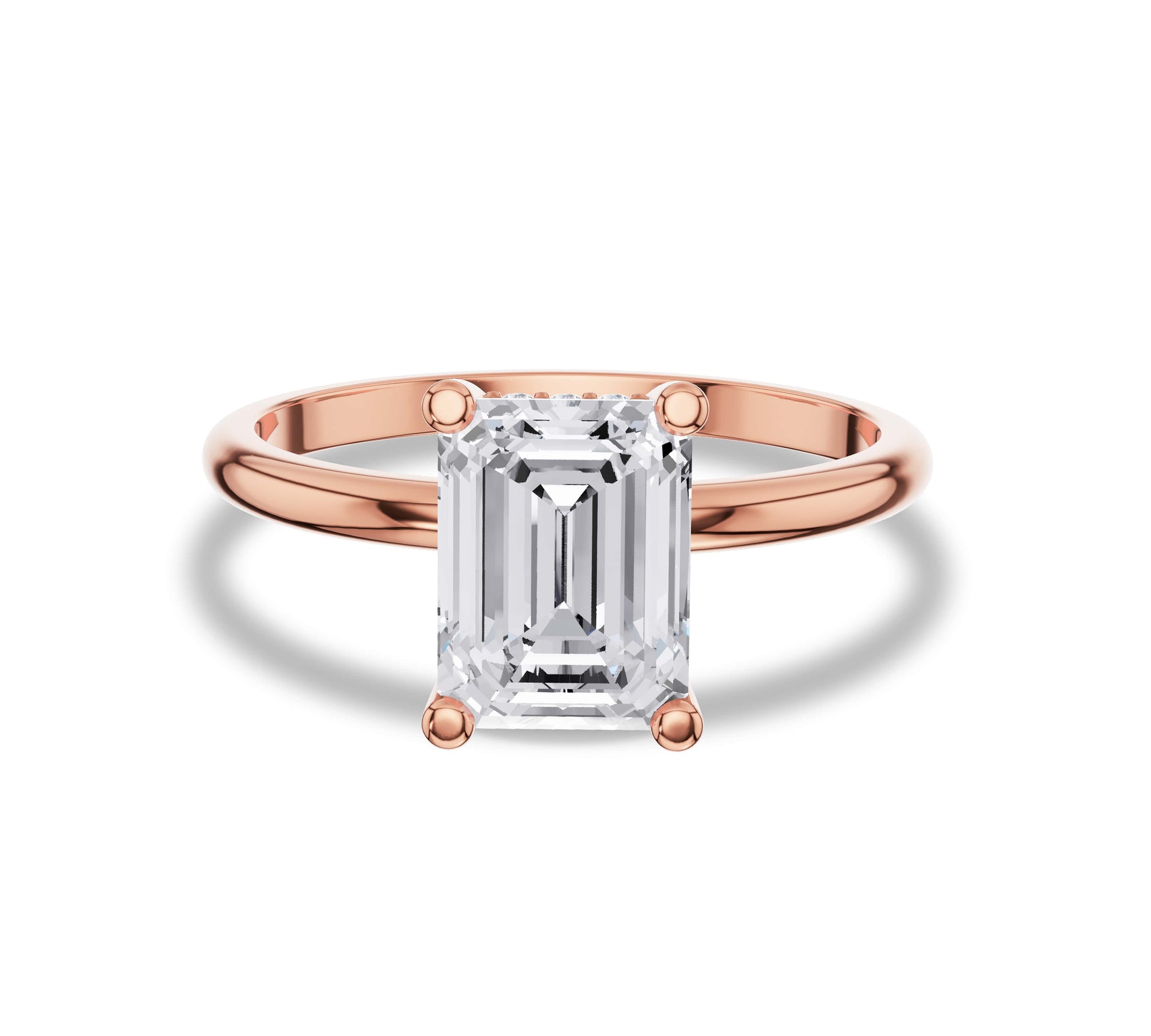 emerald cut engagement ring
