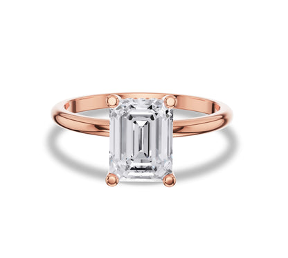 emerald cut engagement ring