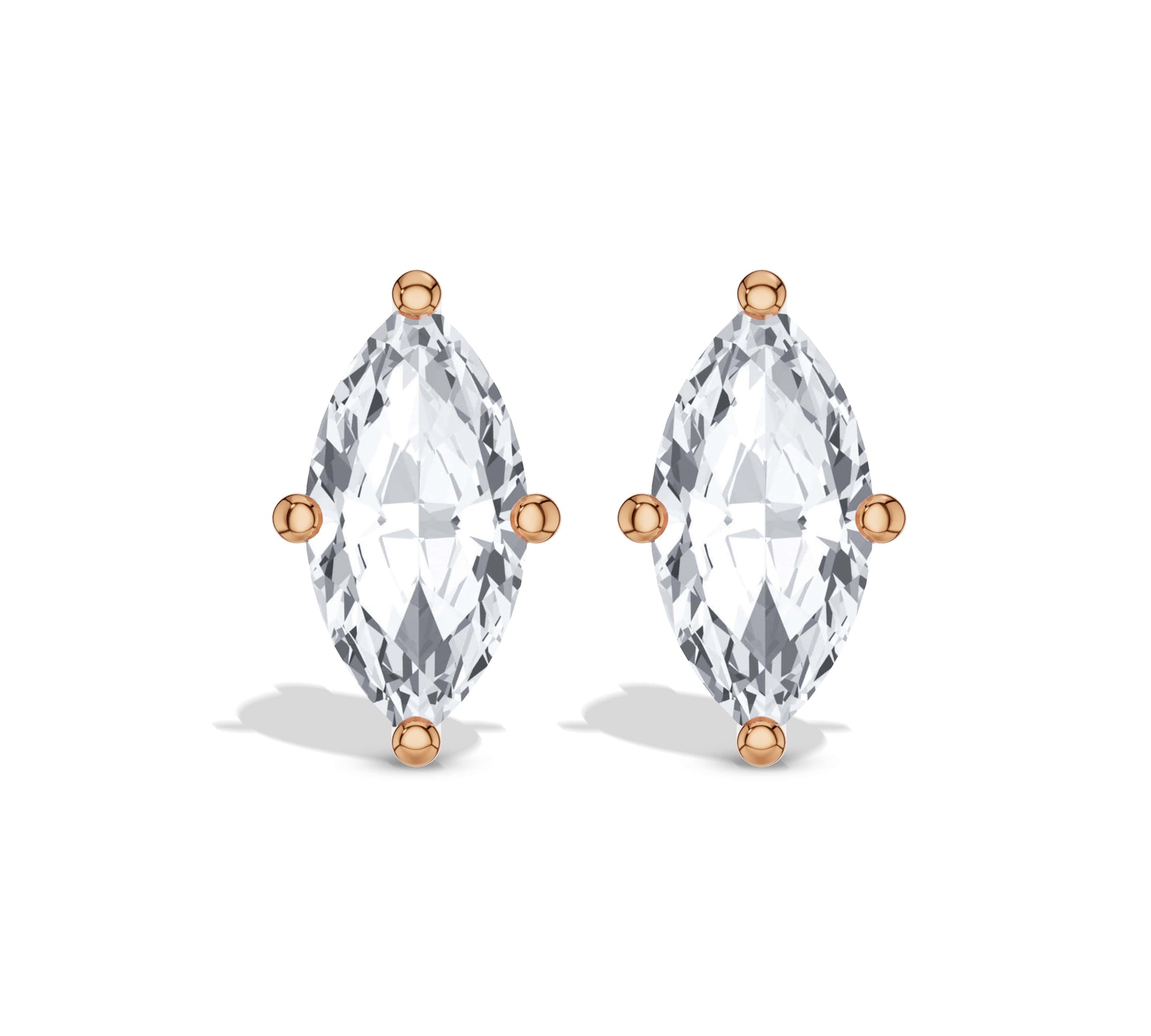 marquise diamond earrings