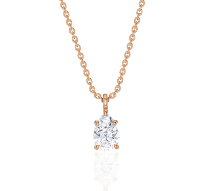 1 carat diamond solitaire necklace​