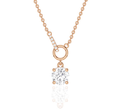 diamond necklace single