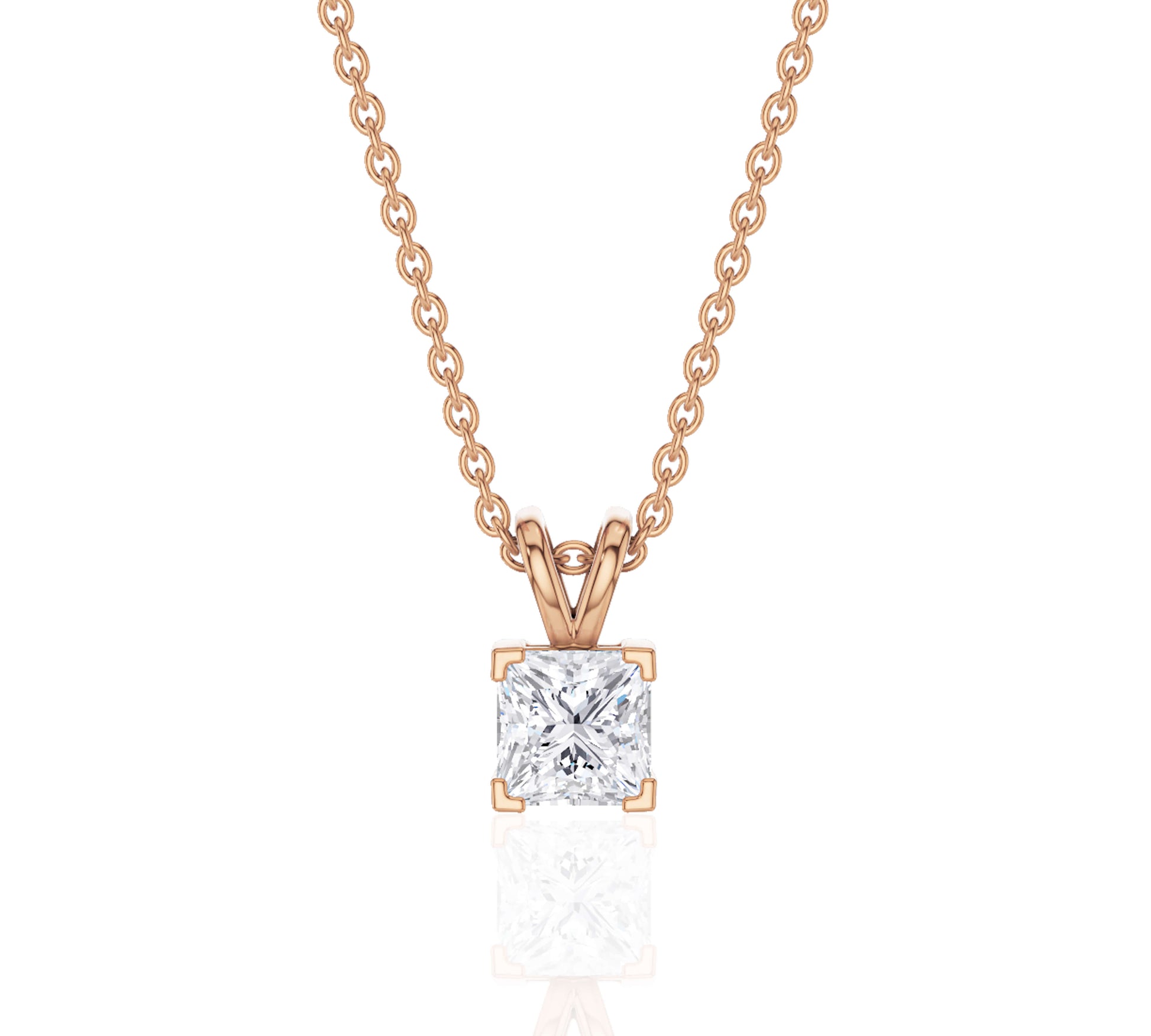 diamond and necklace