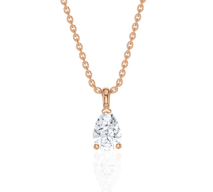 pear necklace simple diamond​