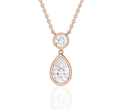 diamond on a necklace