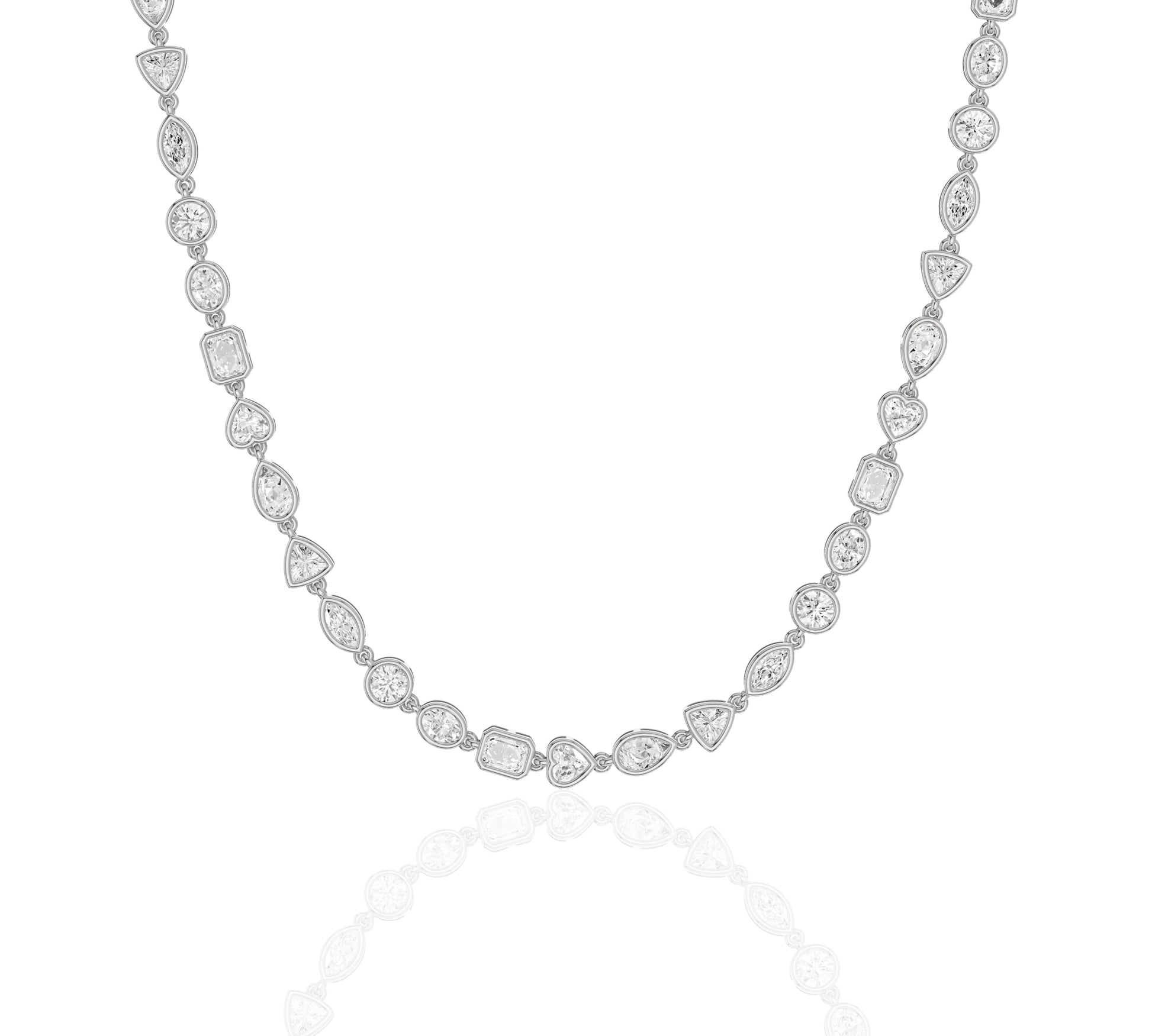 Chic and classy gold and diamond necklace