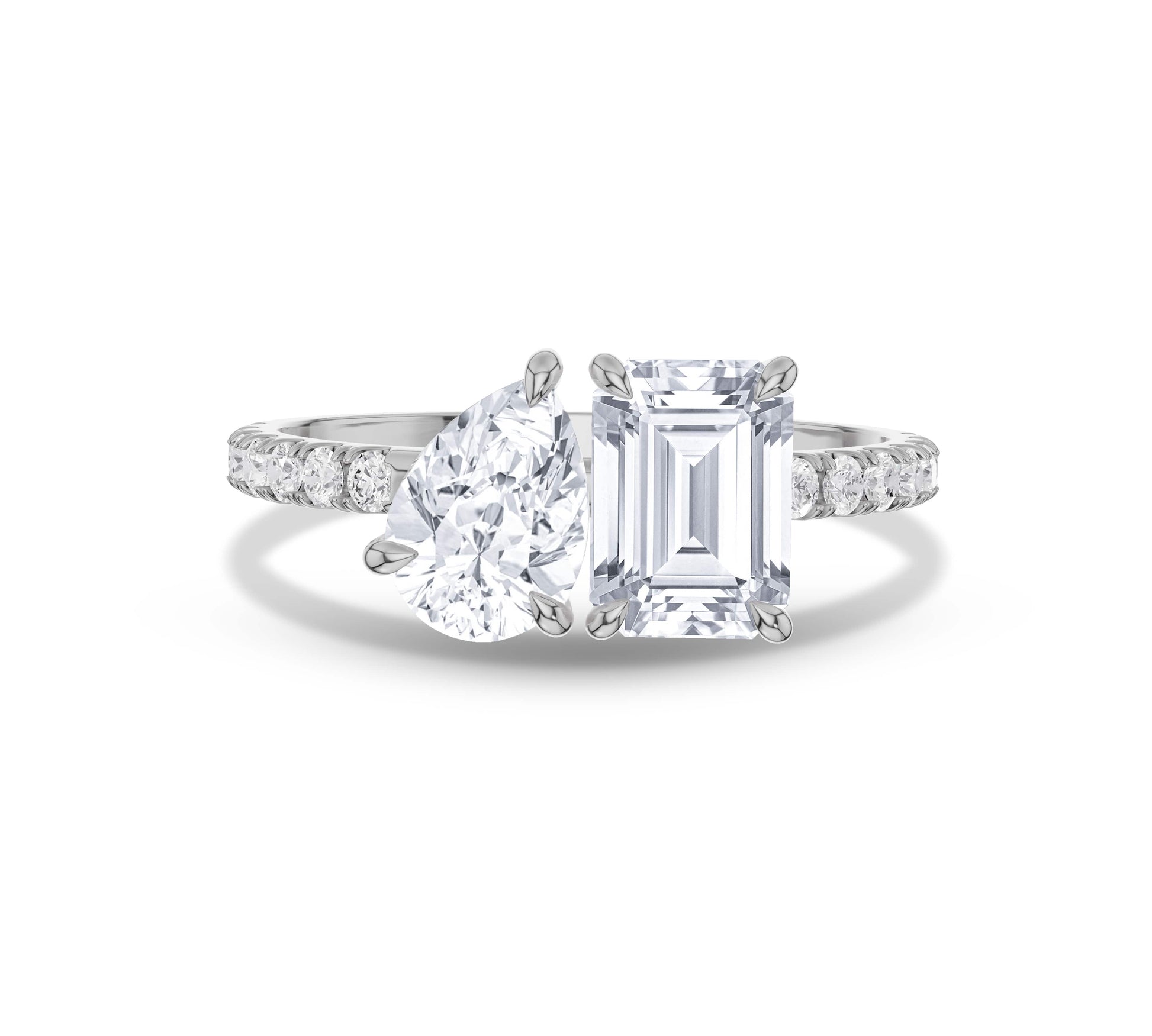 toi et moi engagement ring​