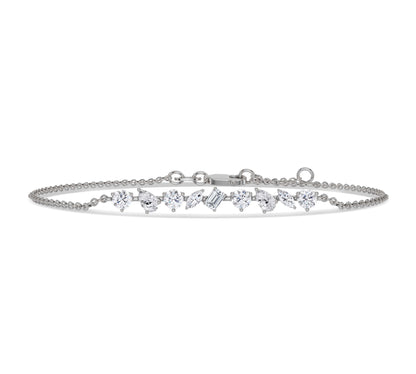 white gold diamond bracelet