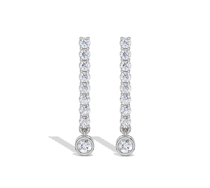 tennis racquet earrings