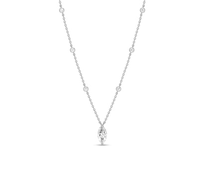 marquise diamond necklace pendant