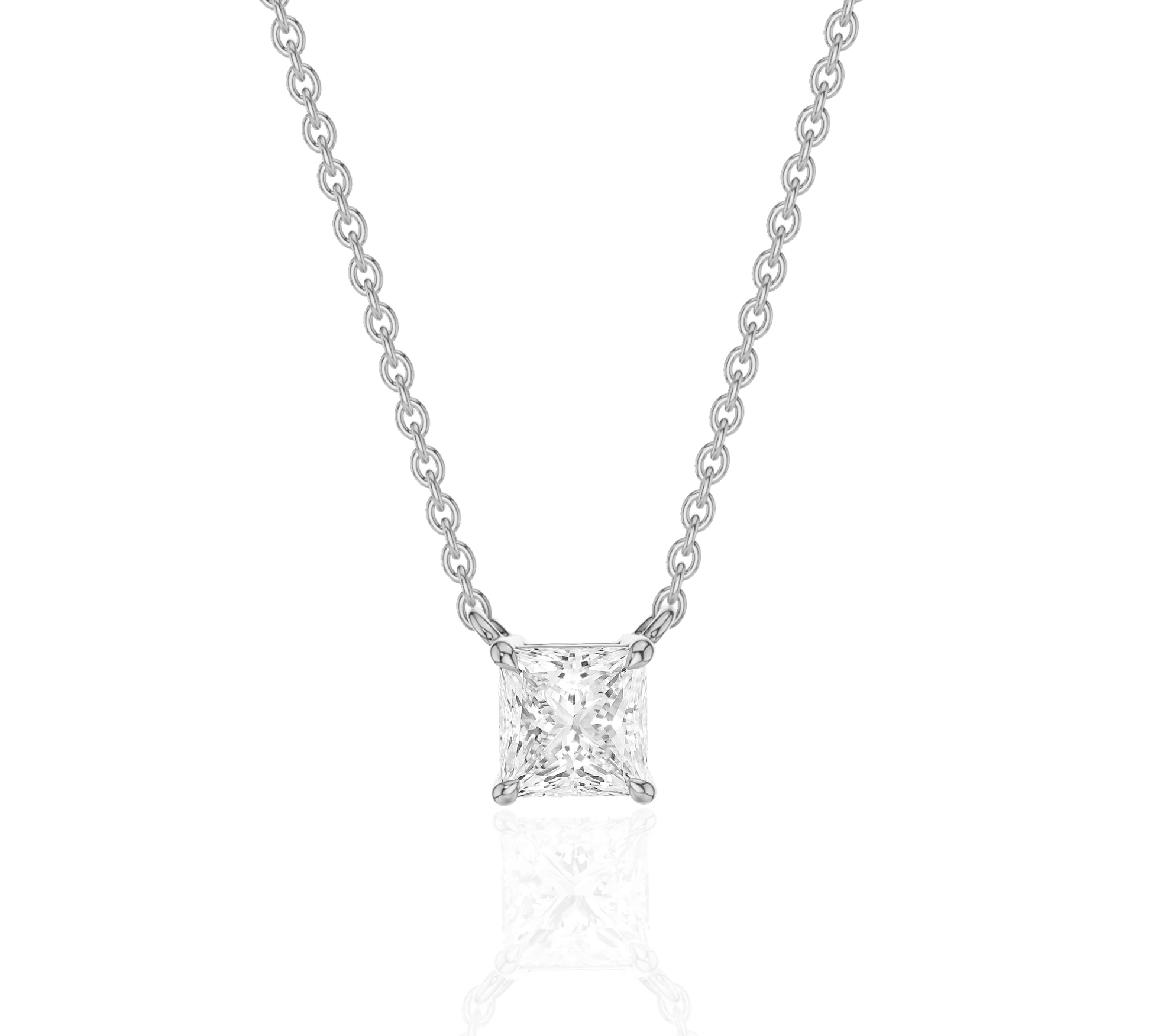diamond necklaces for women 14k white gold