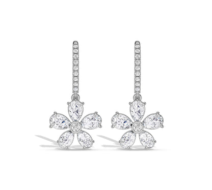 dangle diamond earrings​