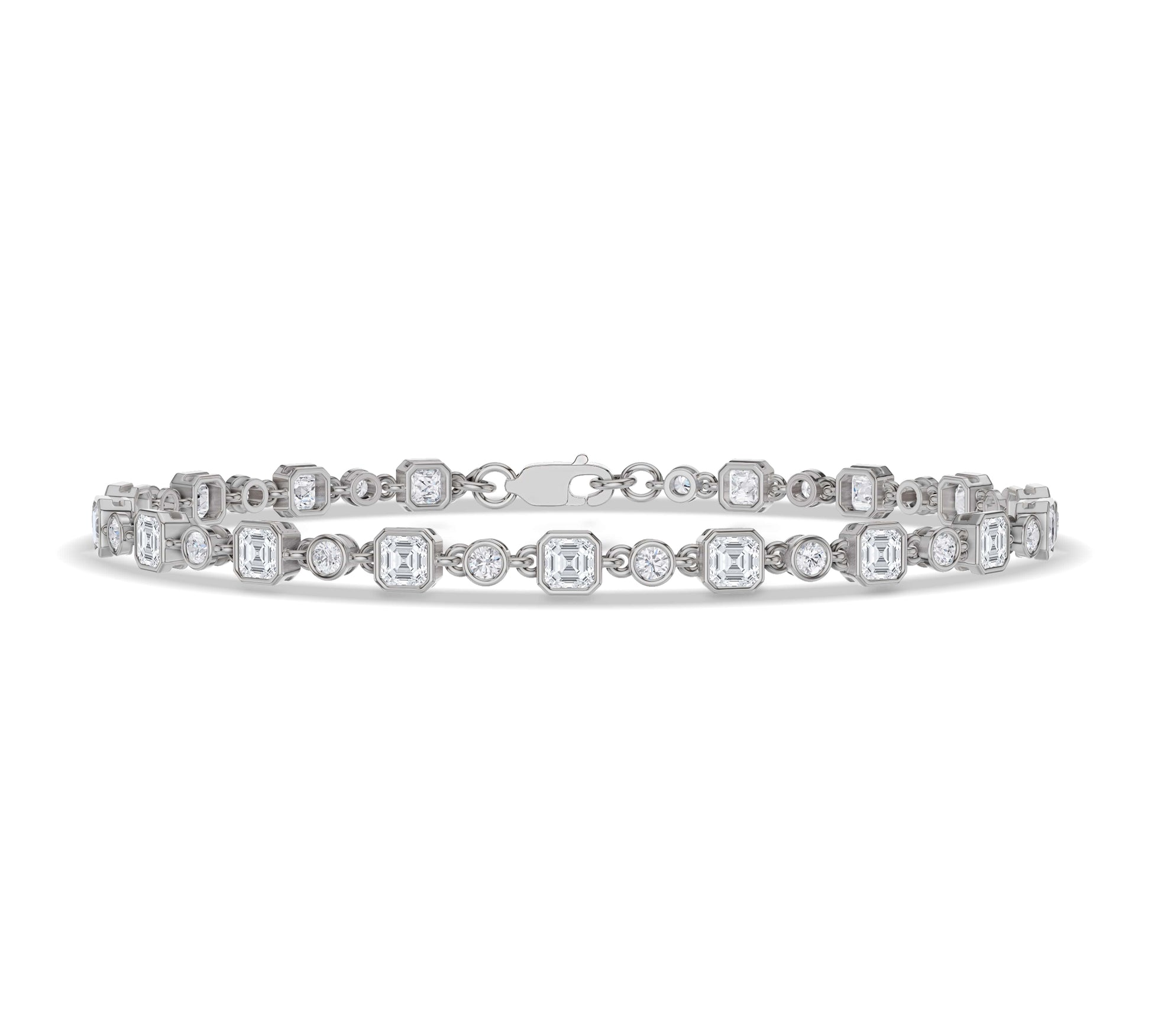 lab created diamond tennis bracelet