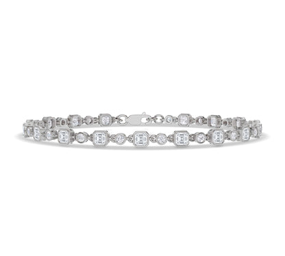 lab created diamond tennis bracelet