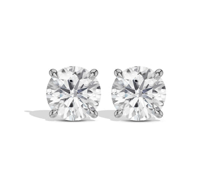 Timeless round brilliant studs