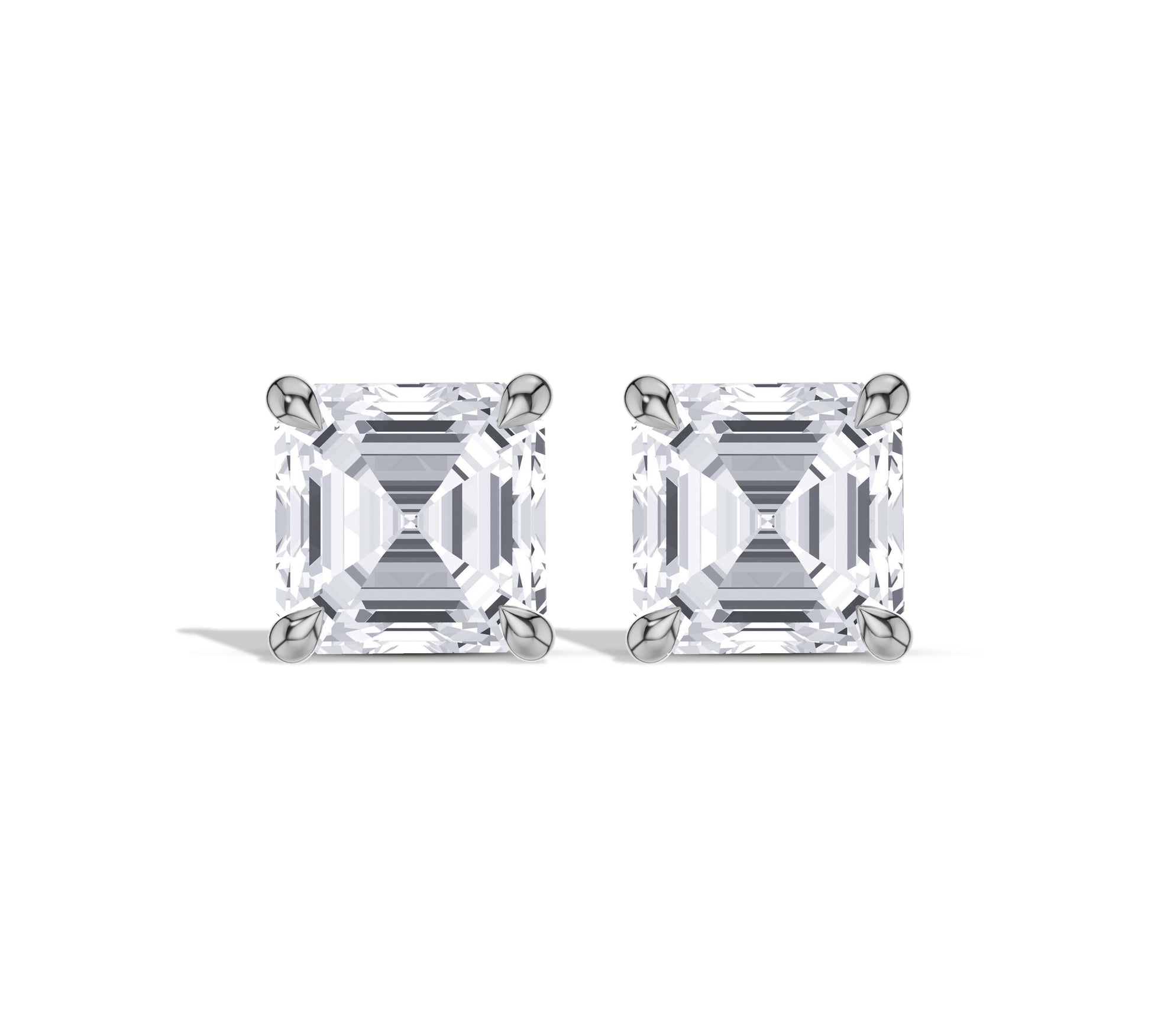 gold diamond stud earrings