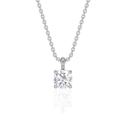 white gold and diamond necklace​