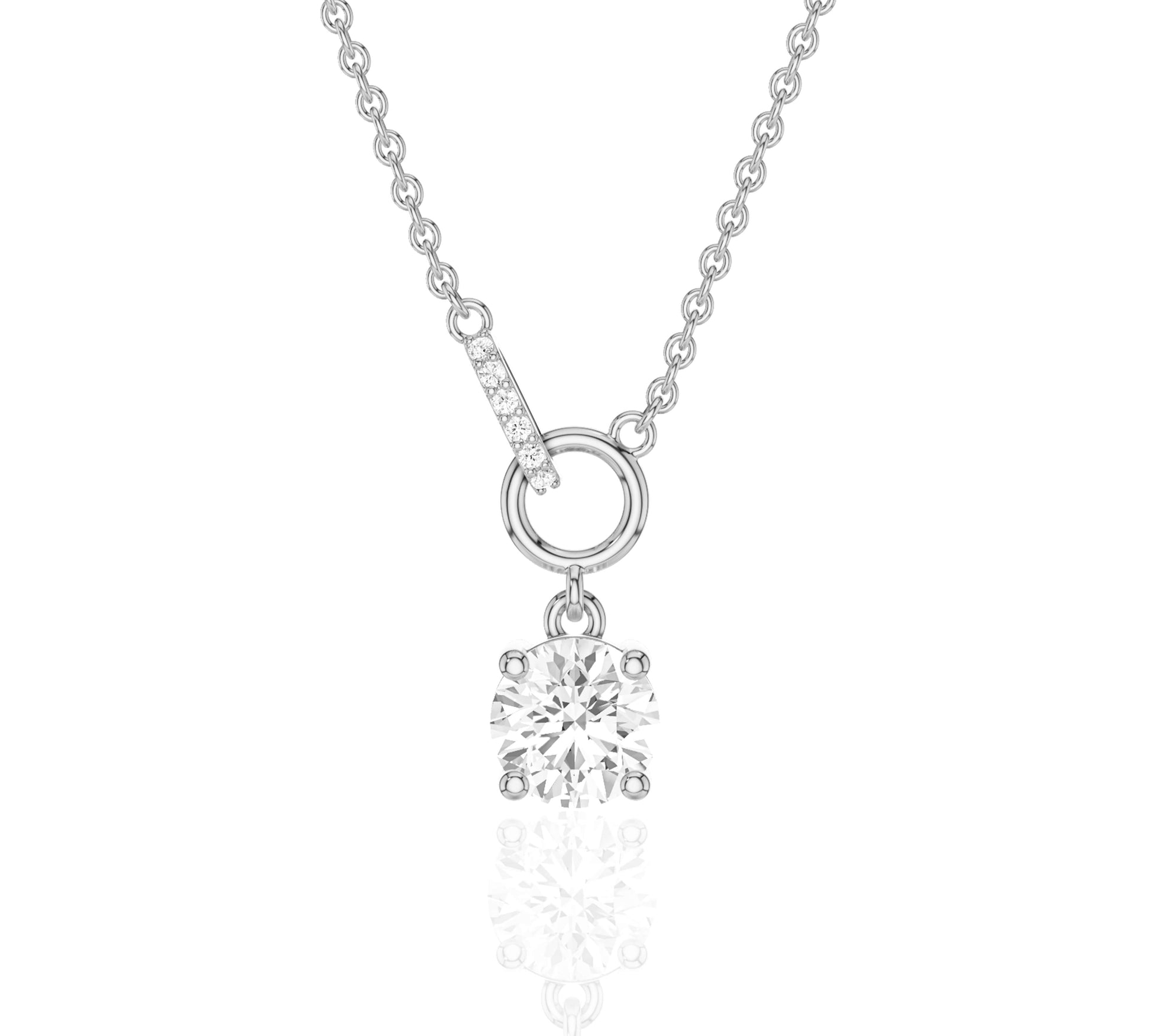 solitaire necklace 