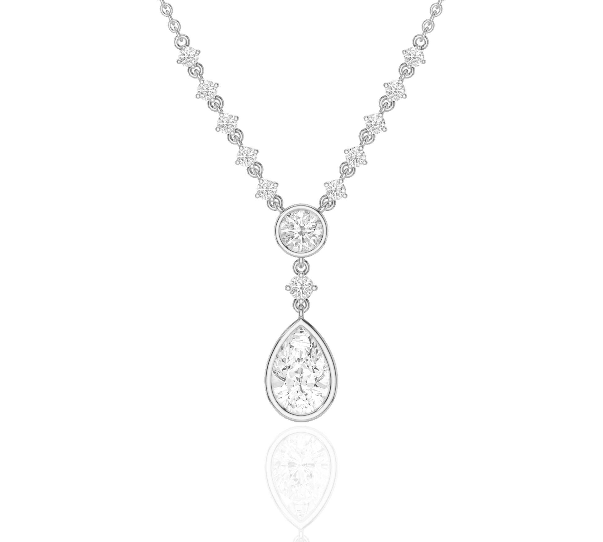 gold diamond necklace for women​