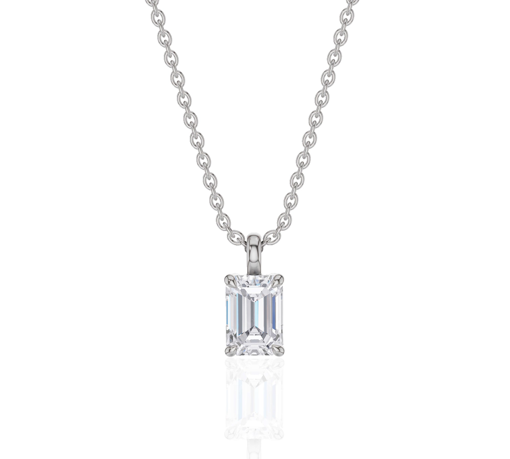 emerald diamond gold necklace