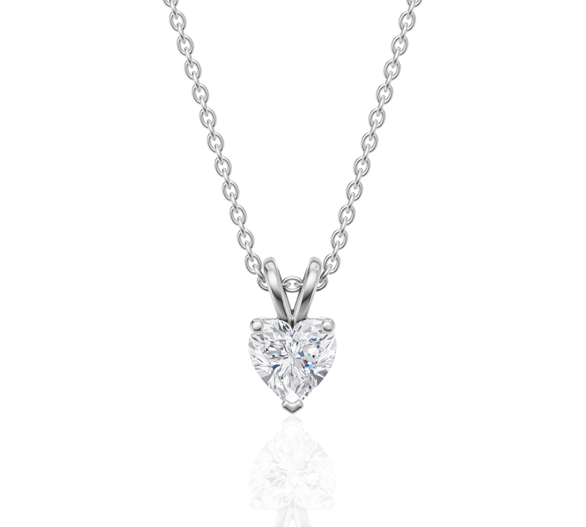 single diamond necklace