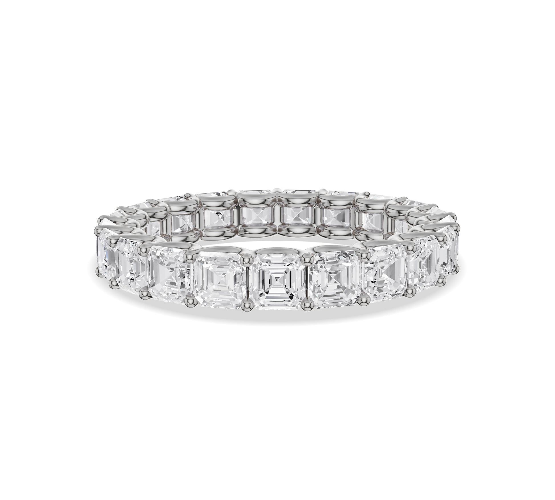 moissanite eternity band