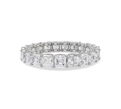 moissanite eternity band