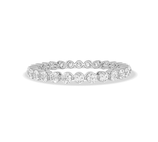 white gold eternity ring for women