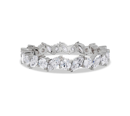 Luxury marquise diamond full circle ring