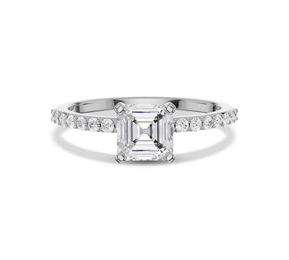 pave diamond ring band