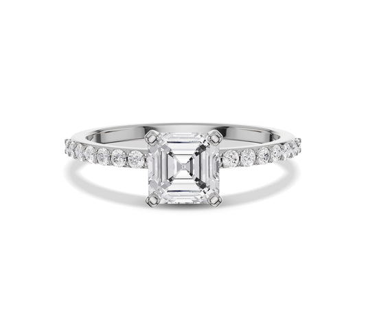 pave diamond ring band