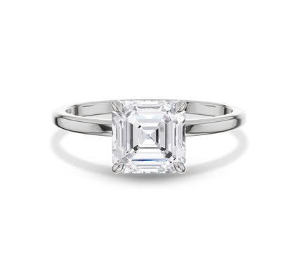 cathedral solitaire engagement ring