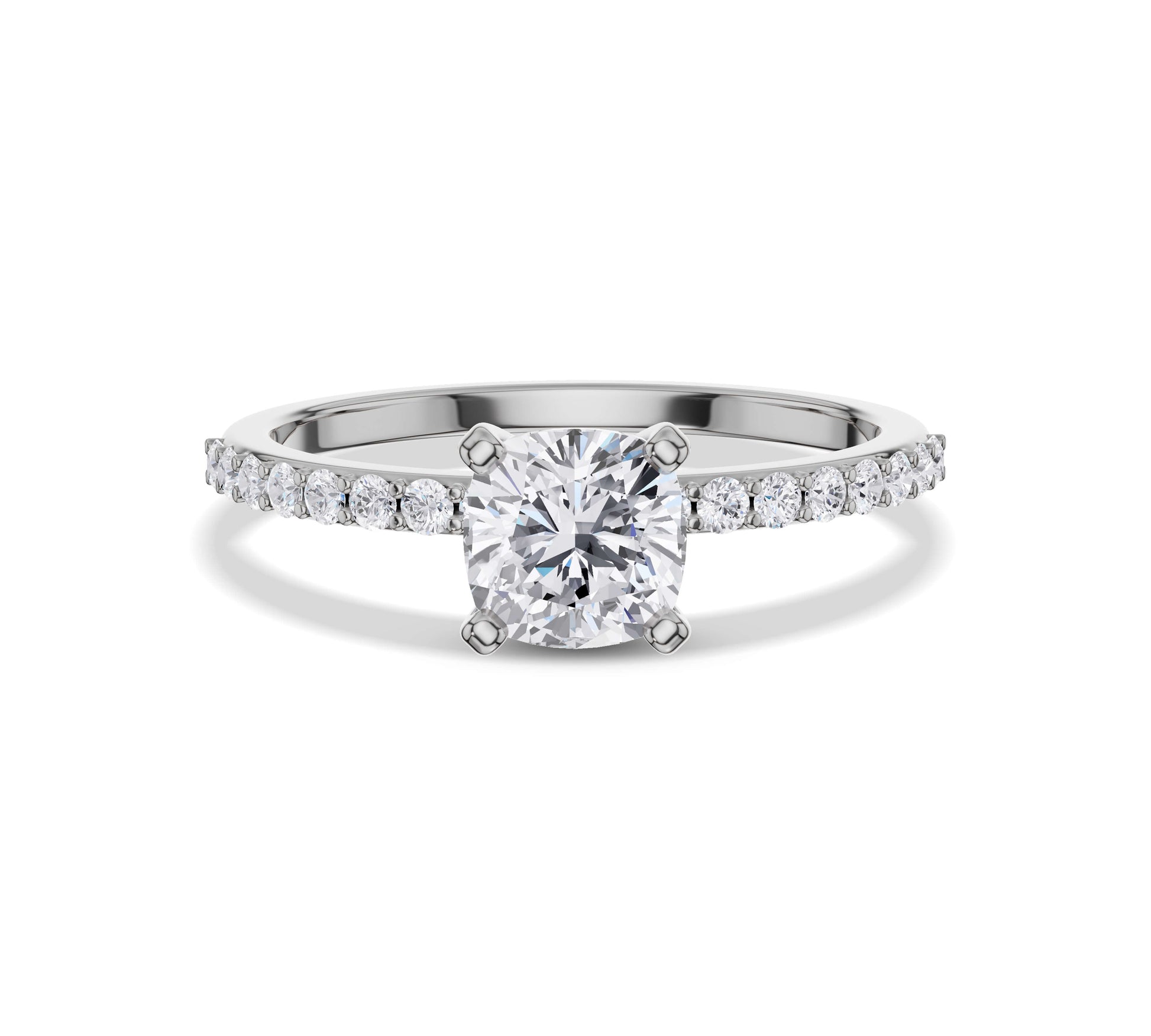 pave engagement rings white gold