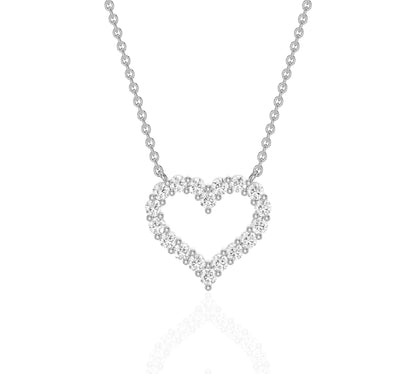 heart necklace gold